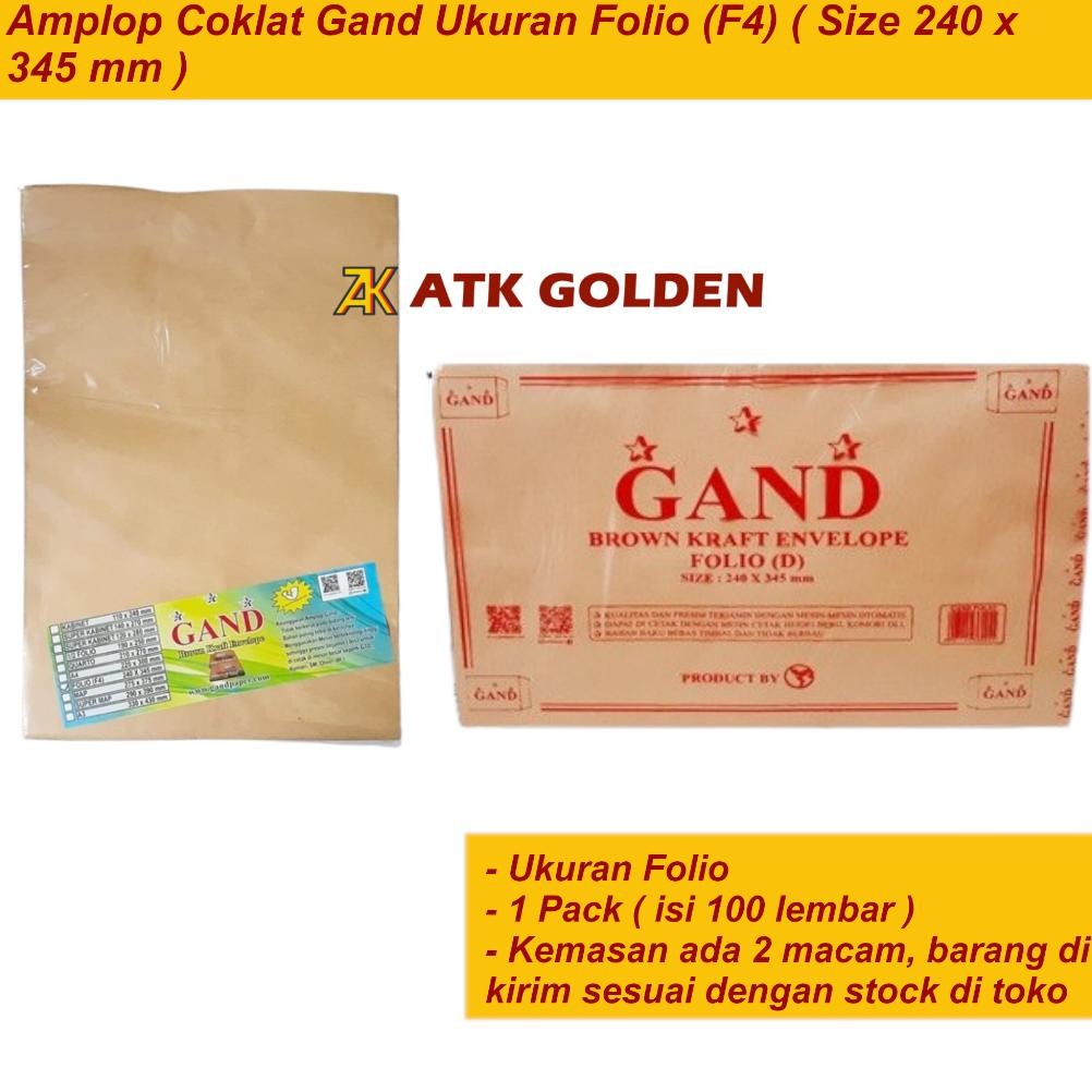 

JH8 Amplop Coklat Folio