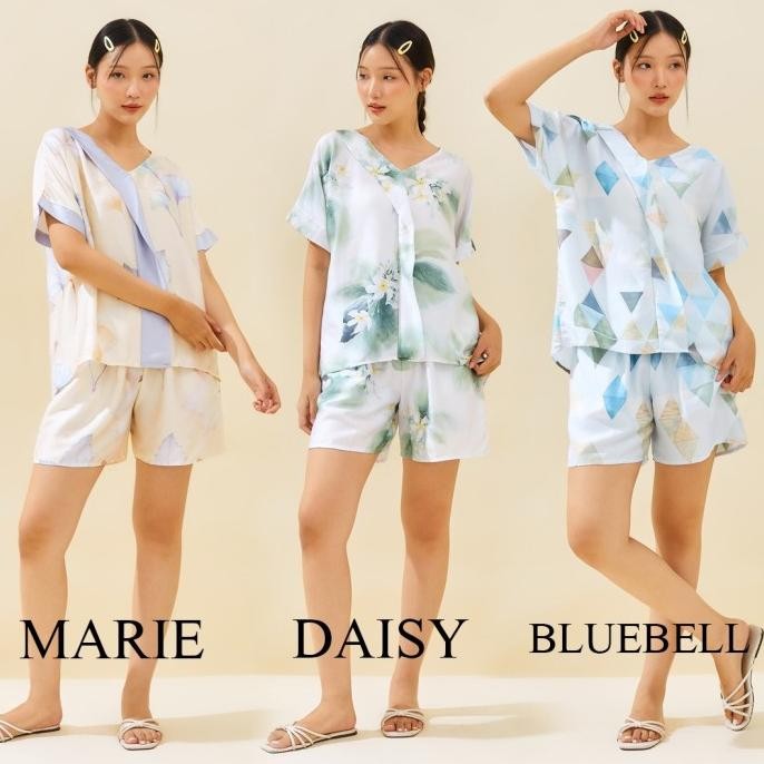 Meghan Set Silk/Tencel Collection - Piyama/Pajamas/Baju Tidur Meliana Liu Official Co