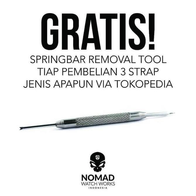 new  20 MM - STRAP KULIT BUAYA STAMP - TALI JAM TANGAN KULIT - BIRU