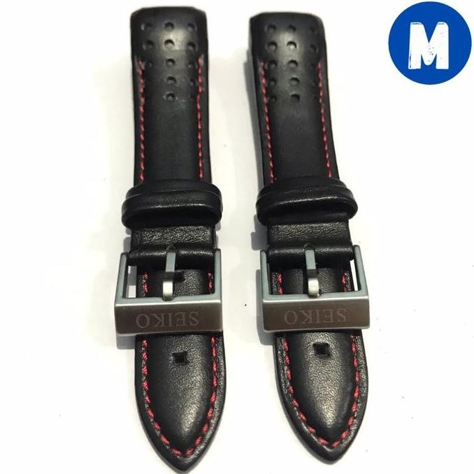 new  Strap tali jam tangan kulit seiko leather kulit premium