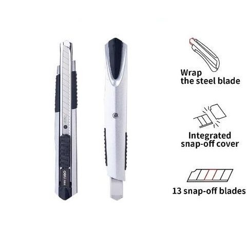 

ready !!! CUTTER PISAU DELI 2056 A-100 KECIL STAINLESS METAL BODY BESI PEMOTONG