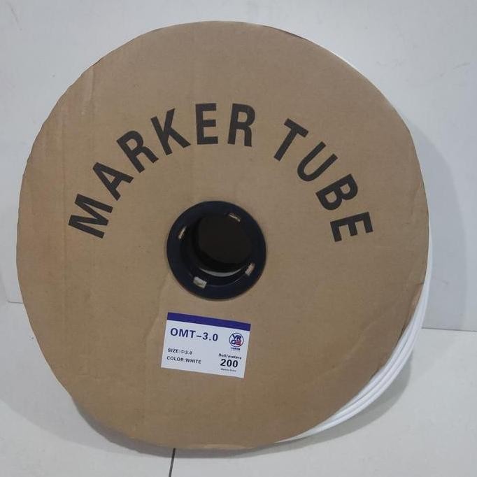 

Kss Marker Tube Putih 3Mm Marker Tube Label