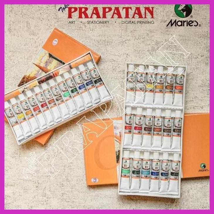 

( SEKOLAH / LUKIS ) DISCOUNT CAT MINYAK MARIES / OIL COLOR 18 WARNA (SENI / MENGGAMBAR / ART / KERAJINAN ) GOOD QUALITY