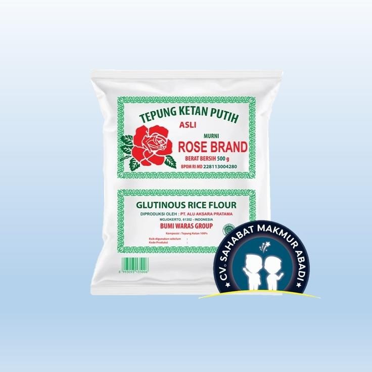 

Promo Tepung Ketan Rose Brand 500Gr