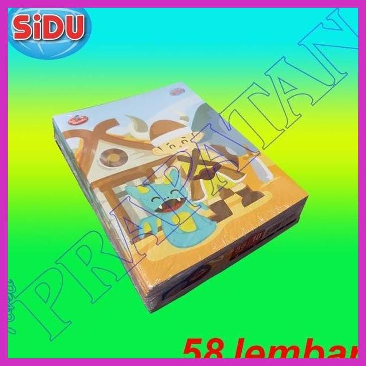 

( SEKOLAH / LUKIS ) COD BUKU TULIS SIDU 58 LEMBAR (10 BUKU) (SENI / MENGGAMBAR / ART / KERAJINAN ) PACKING AMAN