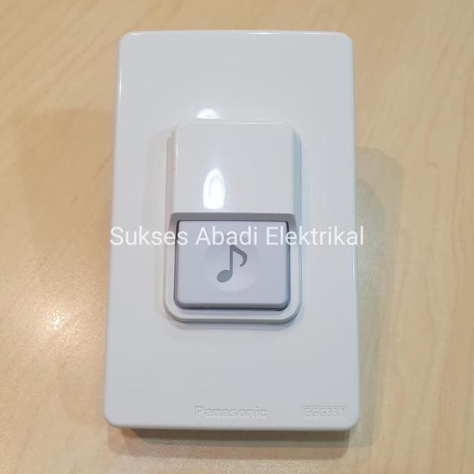 Sakelar Tombol Bell Bel Listrik Rumah Outdoor Weatherproof Panasonic