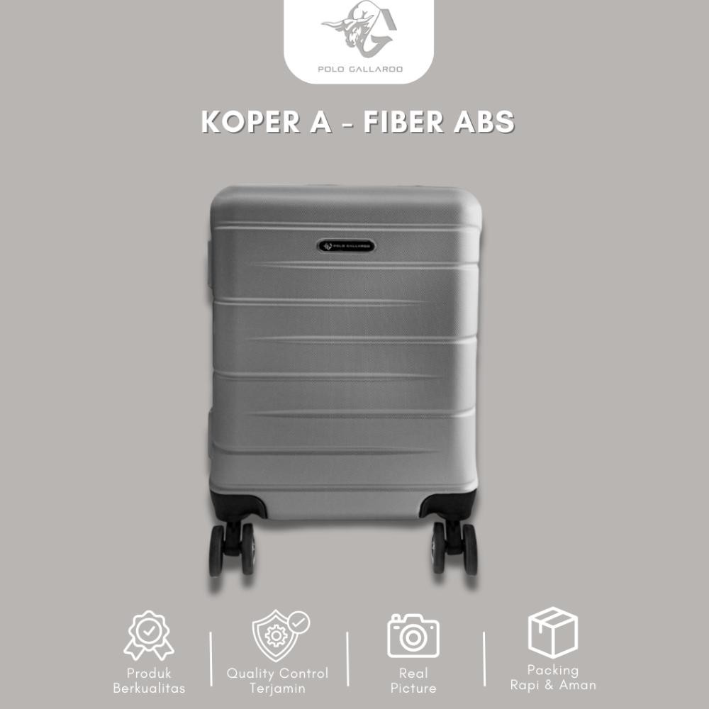 Polo Gallardo Koper 18 Inch & 22 Inch Size Cabin Dan Bagasi Hardcase Fiber ABS