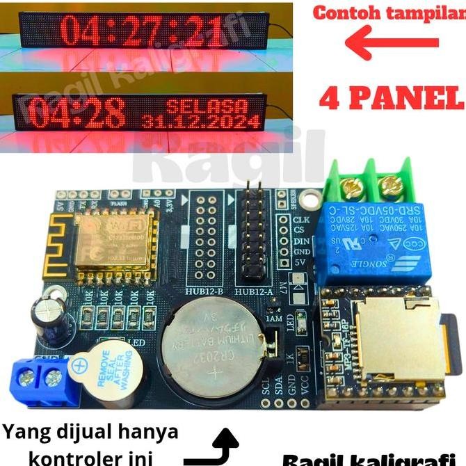 Controller Bel Otomatis - Kontroler Bel Sekolah Mp3 - Kontroler Bel Pabrik Mp3 - Kontroler Bel Sekol