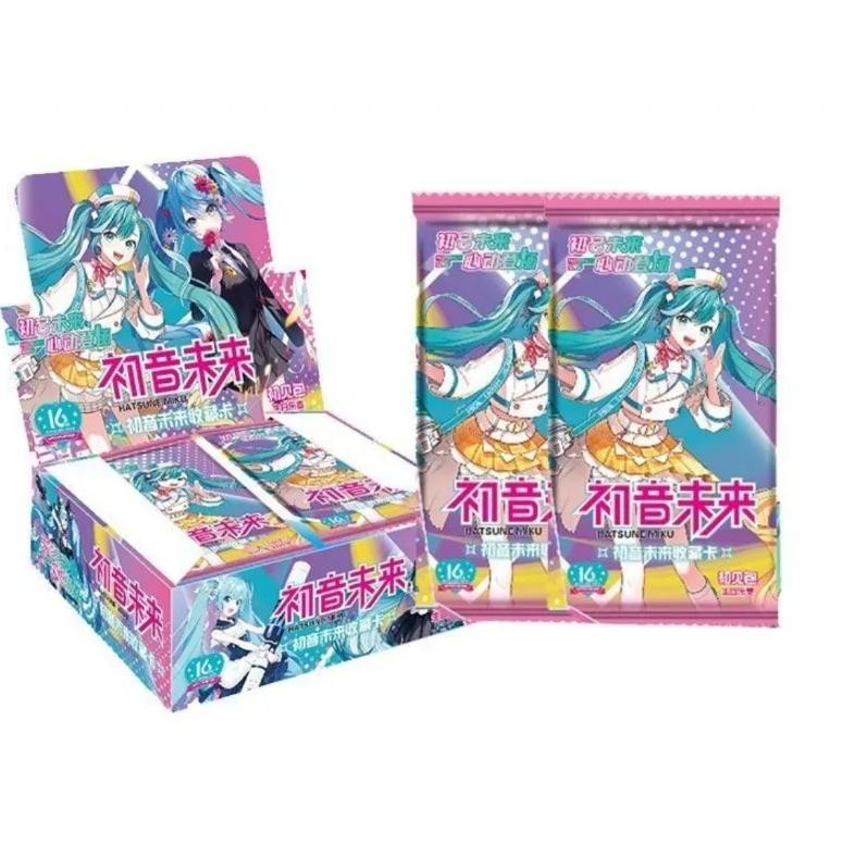 

Hatsune Miku Card Character Card Anime Peripheral Whole Box Collection Card Exquisite Children's Gifts Toys Bookmark Postcard