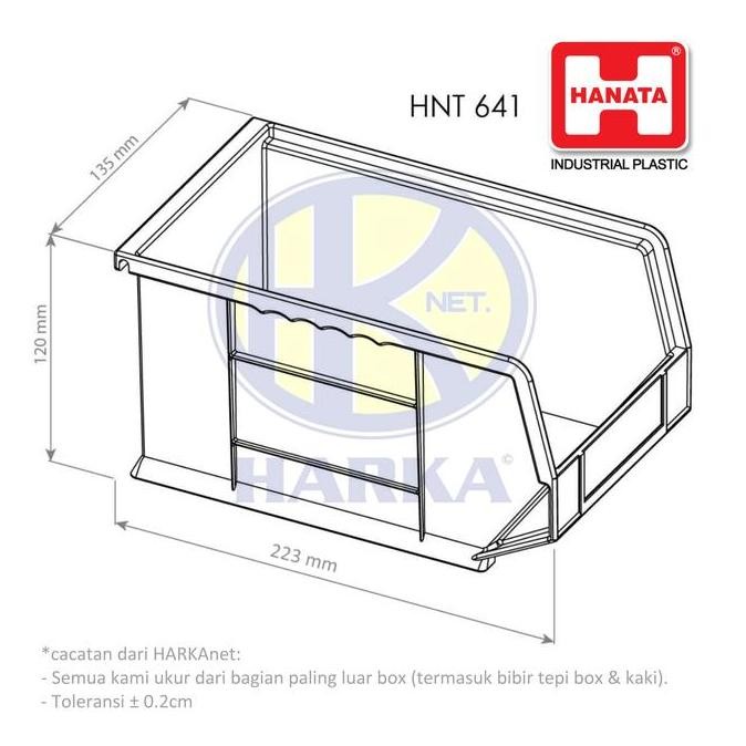 TGR KOTAK AKSESORIS Sparepart Case Baut | JOLLY BOX HANATA HNT641 HNT 641