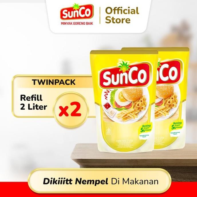 

Sunco Minyak Goreng Refill 2L - Twinpack EA