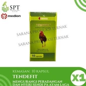 MEDION TENDEFIT 10 KAPSUL WINNER OBAT AYAM ADUAN LAGA TURUN URAT AST