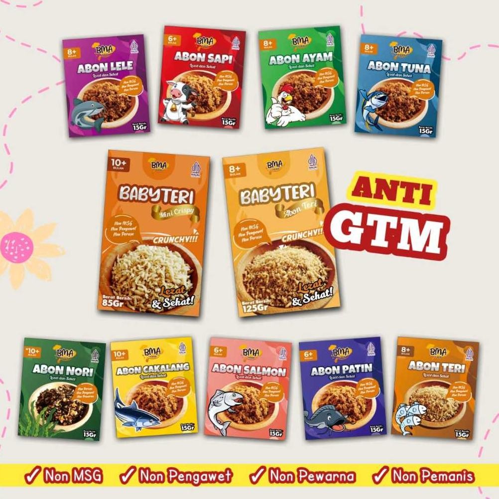 

fgh-56 TGC-1924 Abon MPASI BB Booster Bayi NON MSG Abon Bayi Anak 6+ 8+ Ayam Sapi Tuna Lele Teri Babyteri Anti GTM Berkualitas Original