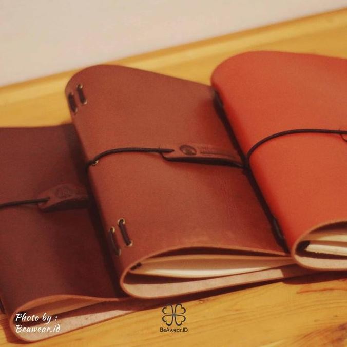 

Cover Book / Journal / Binder Buku Kulit Asli Refill Custom