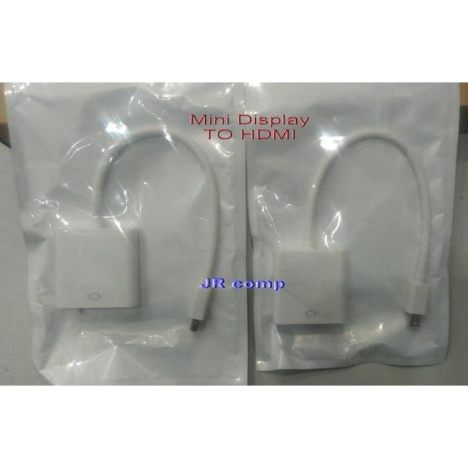 KABEL MACBOOK KE TV,MONITOR MINI DISPLAY PORT TO HDMI
