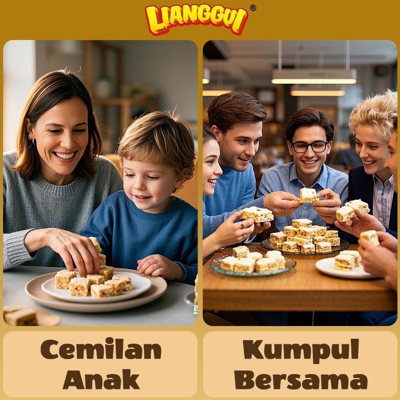 

ew-98 d-54 [HALAL] Lianggui Enak Snack Nougat Chocolate/Nougat Cranberry/Nougat Mango Viral Cake Aneka Rasa Kue 68 GR Enak Cemilan Terlaris Viral