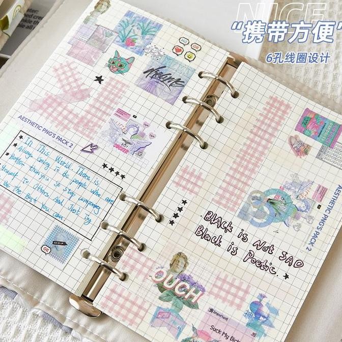 

Notebook Binder Kain Aesthetic Vintage Buku Catatan Jurnal Agenda
