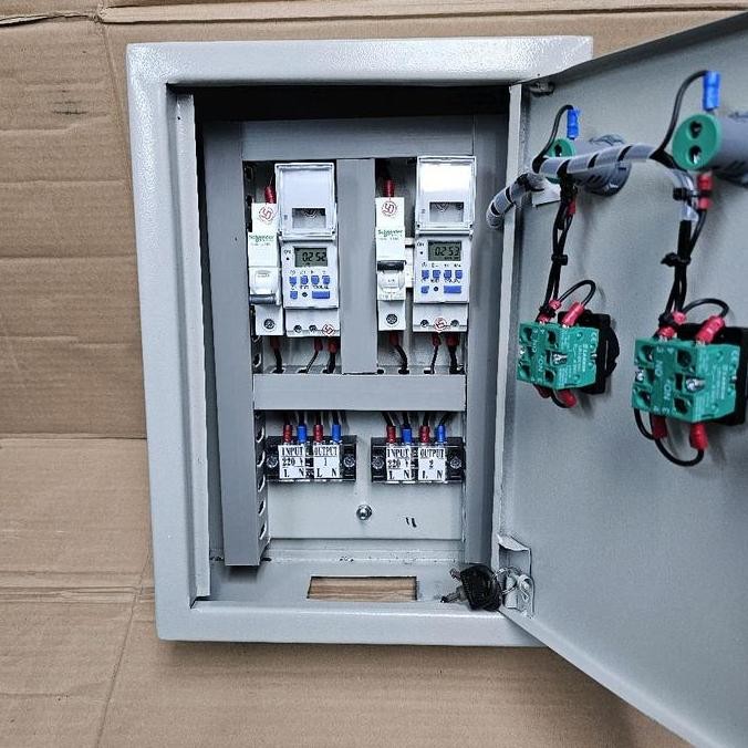 panel lampu digital timer weekly 1 panel 2set  timer digital/timer digital/panel lampu timer digital