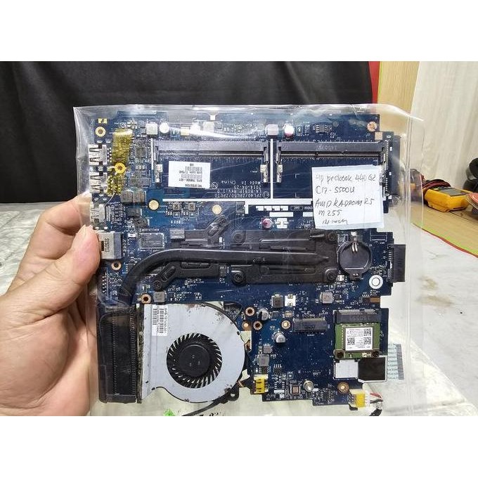 Mobo Motherboard Laptop Hp Probook 440 G2 14" Core I7 5500U Ber New Stok