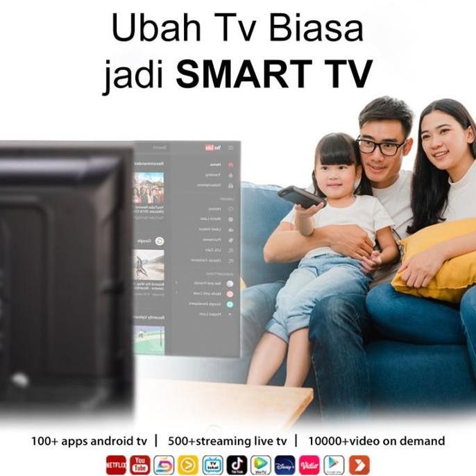 Terlaris Set Top Box Tv Digital-- Tripsky-M96-H Android Tv Box Ready Stok