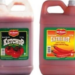 

Delmonte Saus Tomat Jeren 57Kg Saos Chili Extra Hot 55Kg