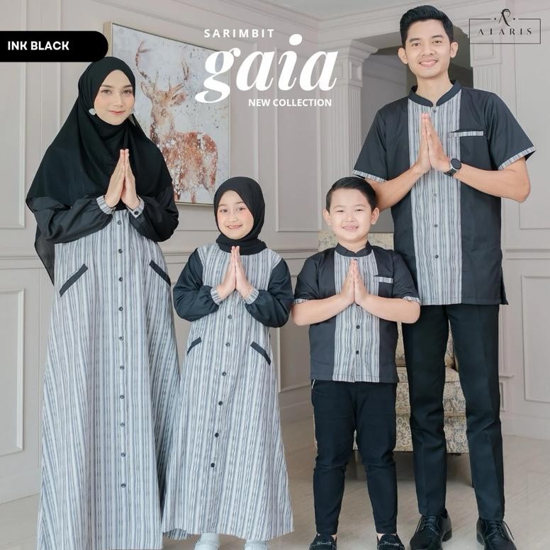Coastal Gaia Stripe / Gamis Katun Salur / Gamis Garis Garis / Gamis Casual / Casual Dress / Gamis Mo