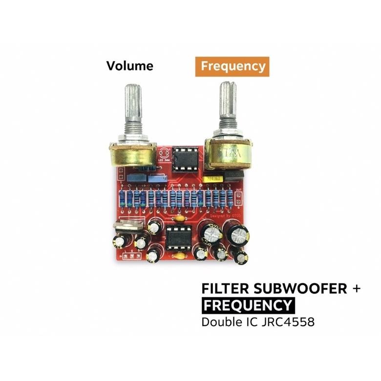 Cod Modul / Kit Filter Subwoofer Double Ic Jrc4558 ( Lpf ) Aa-68