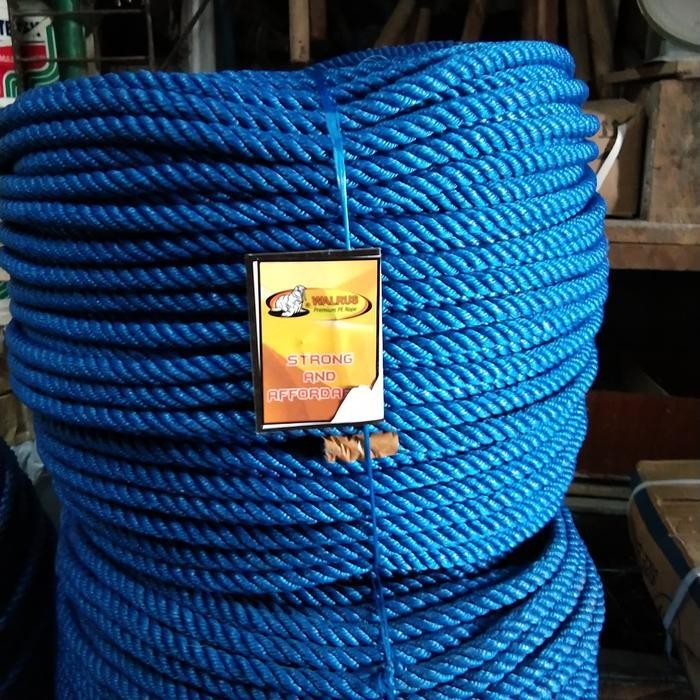 

Serol Tali Tambang Plastik Tebal 10 Mm (Serol +/- 200 Meter Warna Biru Original Dan Terpercaya