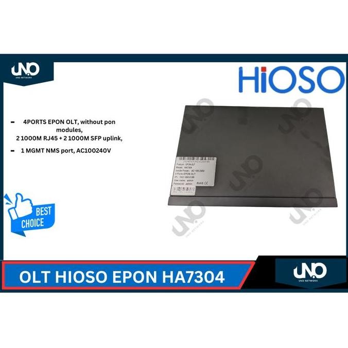 Olt Epon Hioso Ha7304 | Epon Olt Hioso 4 Port 1G New Stok