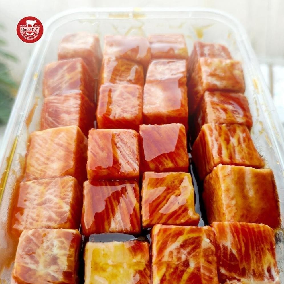 

Original Beef Saikoro Meltique Marinasi 500Gr - Brothermeatshop Yu-10