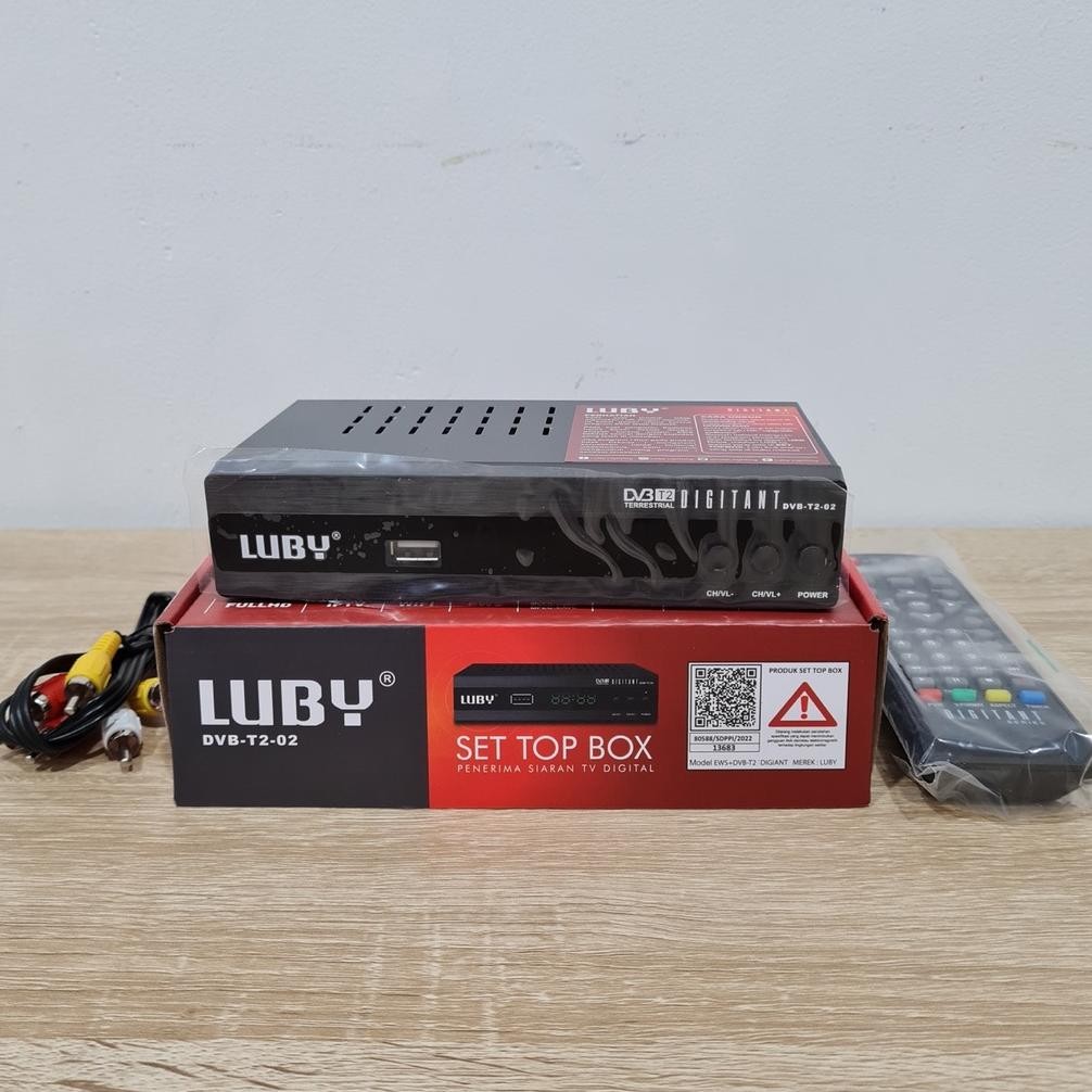 Promo Set Top Box Tv Analog Ke Digital Luby Tabung Lcd Led Reciever Dvb T2 02 Penerima Siaran Stb T2