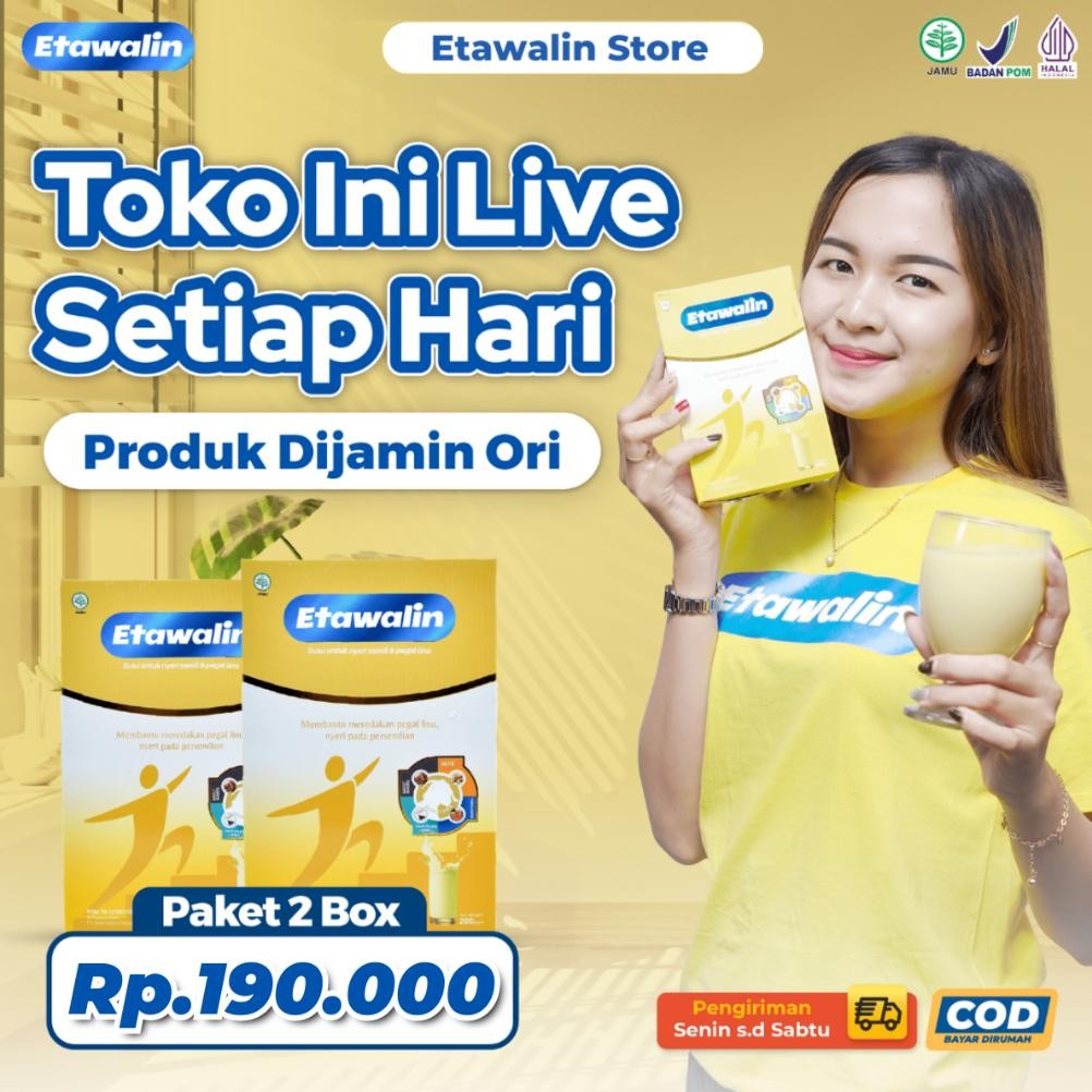 

Eelic Etawalin Susu Kambing Etawa Solusi Asam Urat Dan Nyeri Sendi Official 2 Box I-81