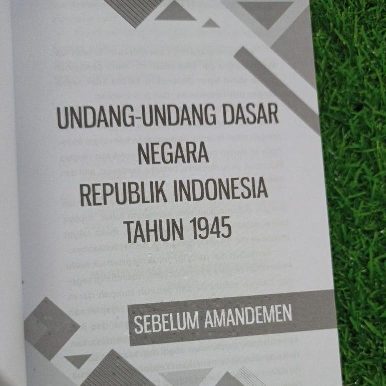 JH8 Buku UUD 1945 & AMANDEMEN SUPERKOMPLET TERUPDATE 2024