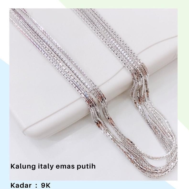 Kalung Emas Italy Emas Putih MURAH