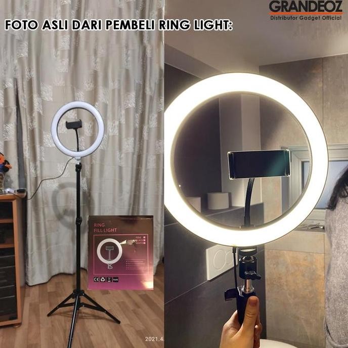 JH8 Ringlight Lighting beauty Vloger Youtuber Lampu Halo Ring light led
