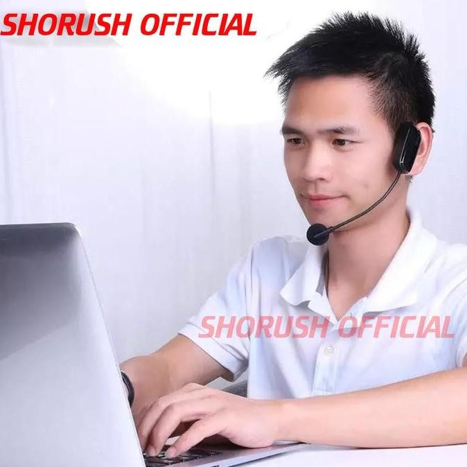 JH8 Shorush IM 1 Mikrofon Mic Clip On Wireless Presentasi Tur Imam Masjid