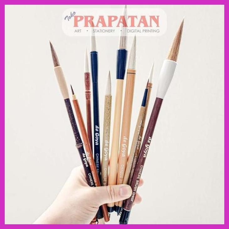 

( SEKOLAH / LUKIS ) READY DE GOYA CHINESE BRUSH CALLIGRAPHY | KUAS LUKIS KALIGRAFI (SENI / MENGGAMBAR / ART / KERAJINAN ) GOOD QUALITY