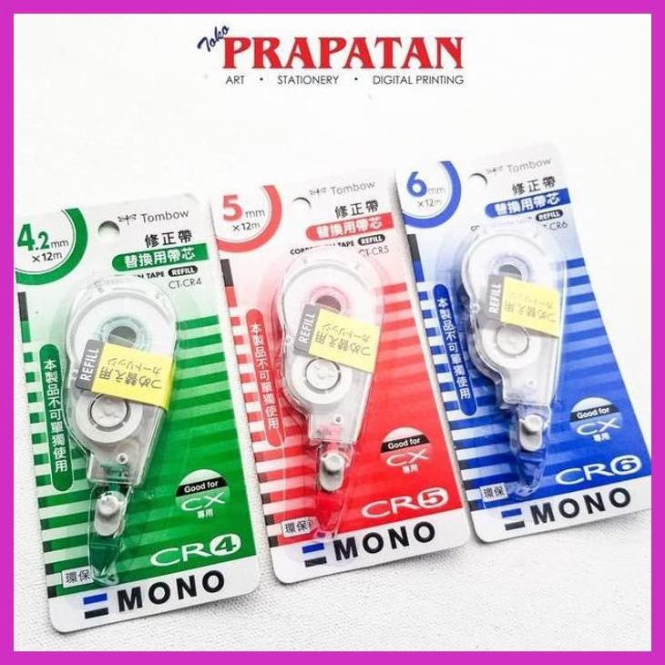 

( SEKOLAH / LUKIS ) PROMO TOMBOW CORRECTION TAPE REFILL CT-CR / TIP EX KERTAS REFILL TOMBOW (SENI / MENGGAMBAR / ART / KERAJINAN ) SIAP KIRIM