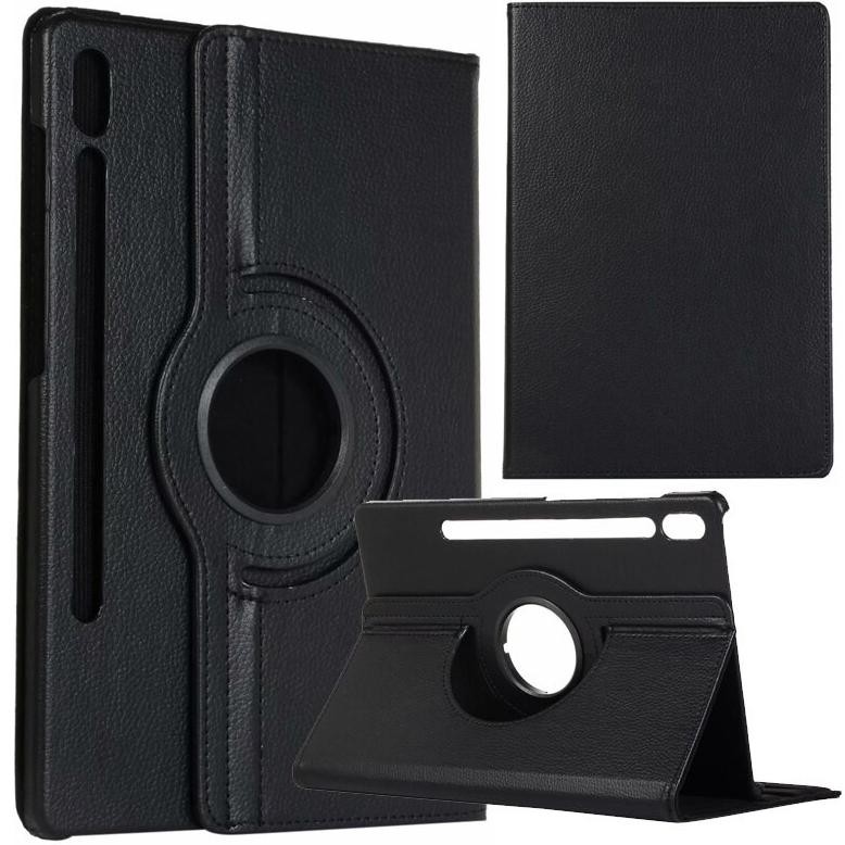 Diskon Samsung Tab S7 T870 Tab S8  Tab S7 Plus T970 Tab S7 Fe Tab S8 Plus Rotary Leather Stand Flip 