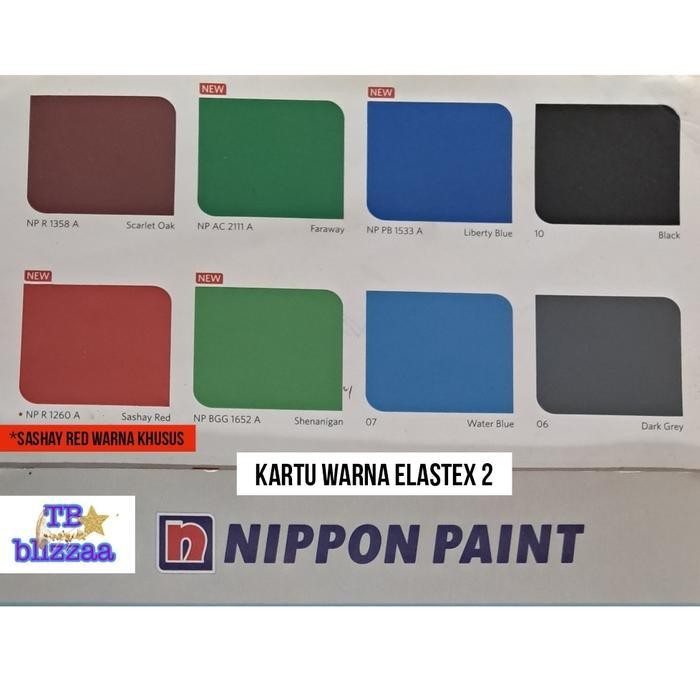 Elastex 4 Kg Waterproof 3 In 1 Nippon Paint Elastex 4Kg Abu2 Putih Elastex Warna 4 Kg Galon Nippon P