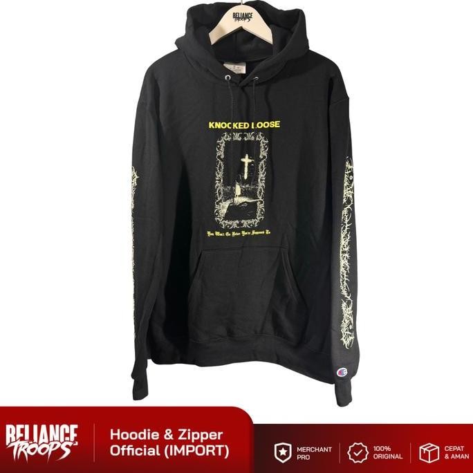 Pullover Hoodie | Knocked Loose - You Won'T Go Before You'Re Supposed To Black Co