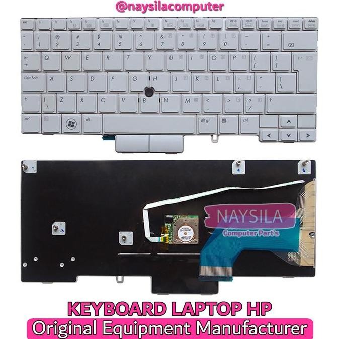 Keyboard Hp Elitebook 2710 2730 2710P 2730P With Track Pointer New Stok