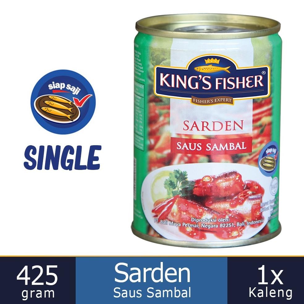 

hjg-7 bas-12 King's Fisher Sarden Saus Sambal Makanan Kaleng 425 Gr Termurah Berkualitas