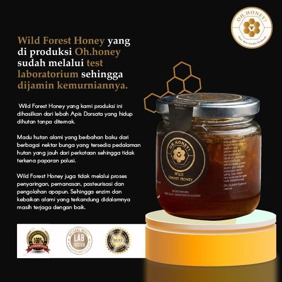

tre-57 aw-96 Wild Forest Honey for Immune Booster Oh,Honey - Madu Hutan Asli 100% Murni Tanpa Campuran Hemat Berkualitas
