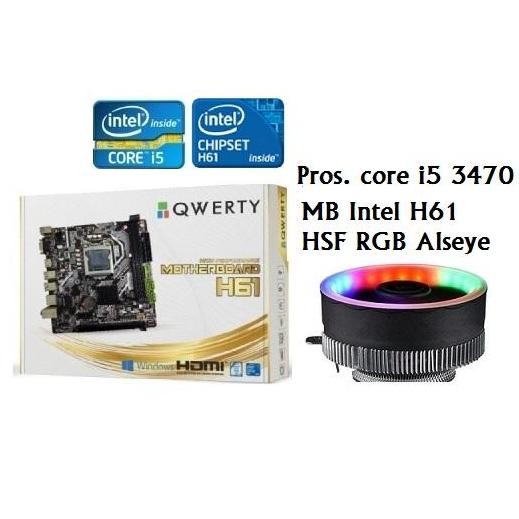 Paket Mobo+Prosesor Intel Gen3 Core I5 3470 New Stok