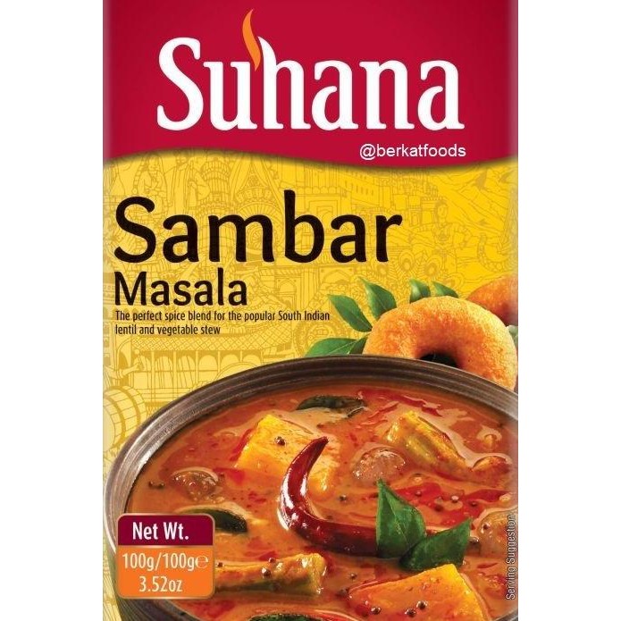 

best seller] Sambar Masala Suhana / Bumbu Serbuk Kari Dhal Daal Sambhar / Indian Lentil Curry Powder