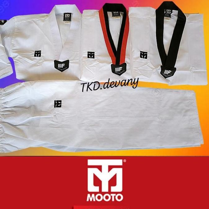 SERAGAM TAEKWONDO MOOTO 3F/DOBOK MOOTO IIIF 3F/SERAGAM MOTO 3F