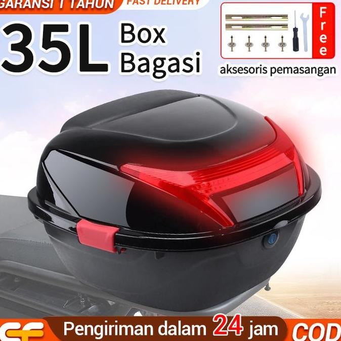 Epic Finds Box motor belakang, bagasi motor, Helm Sepeda Motor Bagasi GT