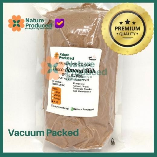 

nature produced almond milk powder choco | susu almond coklat instant termurah