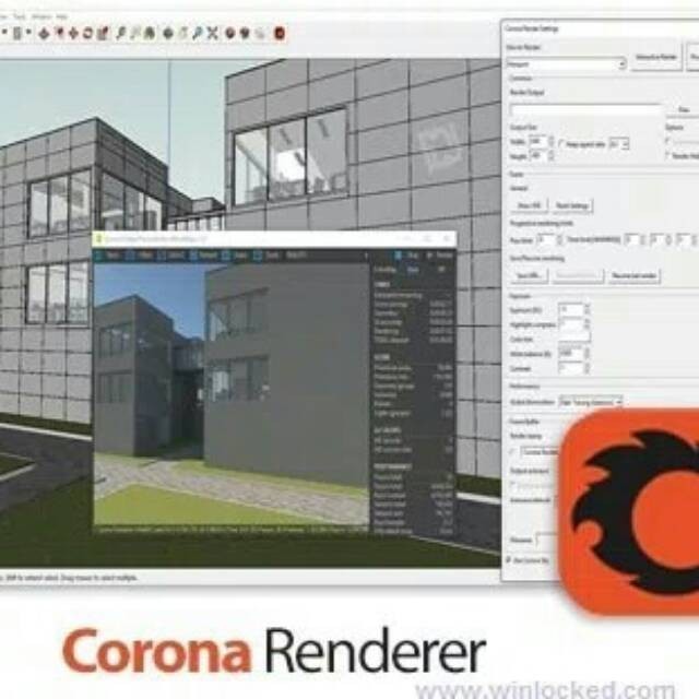 CORONA RENDERER 1.6 For 3DS Max 2012 ~ 2018 Rendering For TriDeX